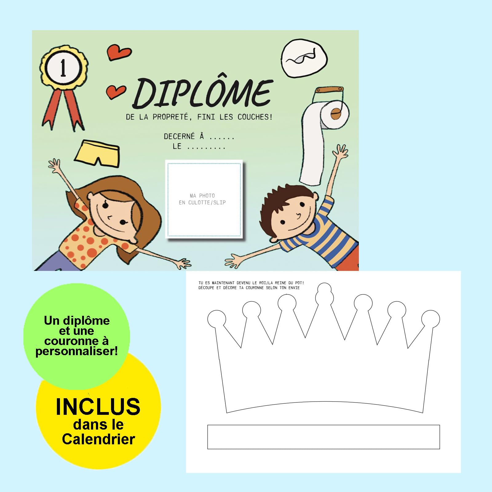 Apprentissage de la propreté pour enfants, Tableau de propreté en français à imprimer, Motivation à la propreté dinosaure, Défi propreté