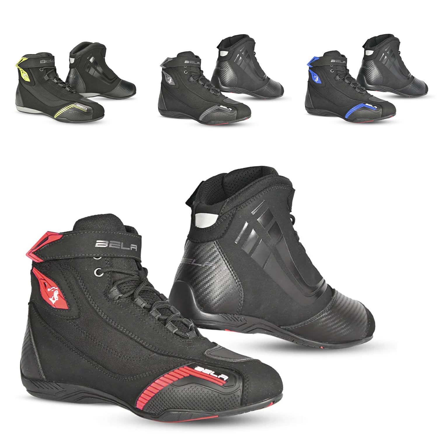 MAXIMO-MOTO Motorbike Boots for Men Touring Short Ankle Motorcycle Shoes Durable Protective Riding Footwear for Men All Season CE Approved Shoes