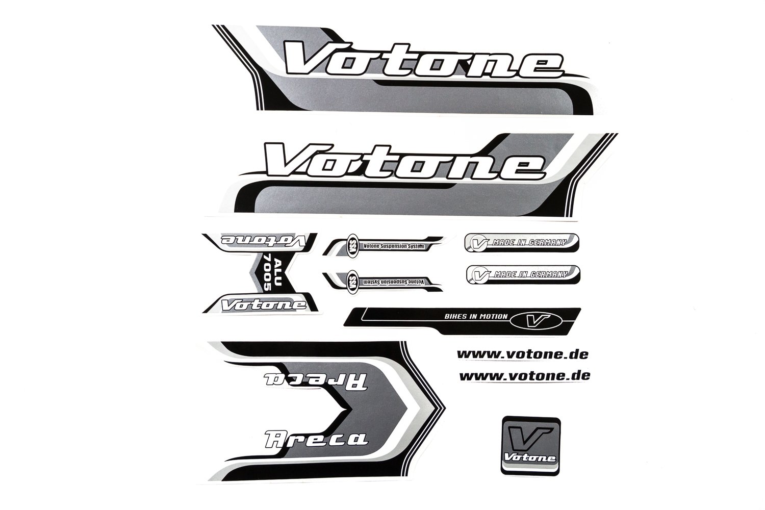 fahrradrahmen dekor Fahrrad Satz Aufkleber Rahmen Frame Decal Sticker Votone Label Grau Auto & Motorrad Variation Quittenbrot art__port_sherry_likoerwein Menge:2x 500 g