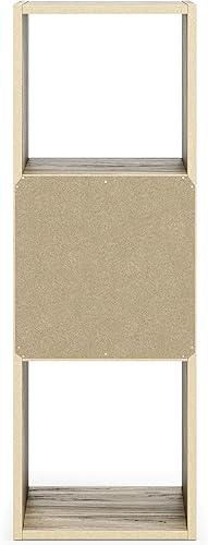 Miniatura 53 de Signature Design by Ashley Paxberry Coastal - Organizador de almacenamiento o librero moderno de 6 cubos, color blanqueado, diseño costero