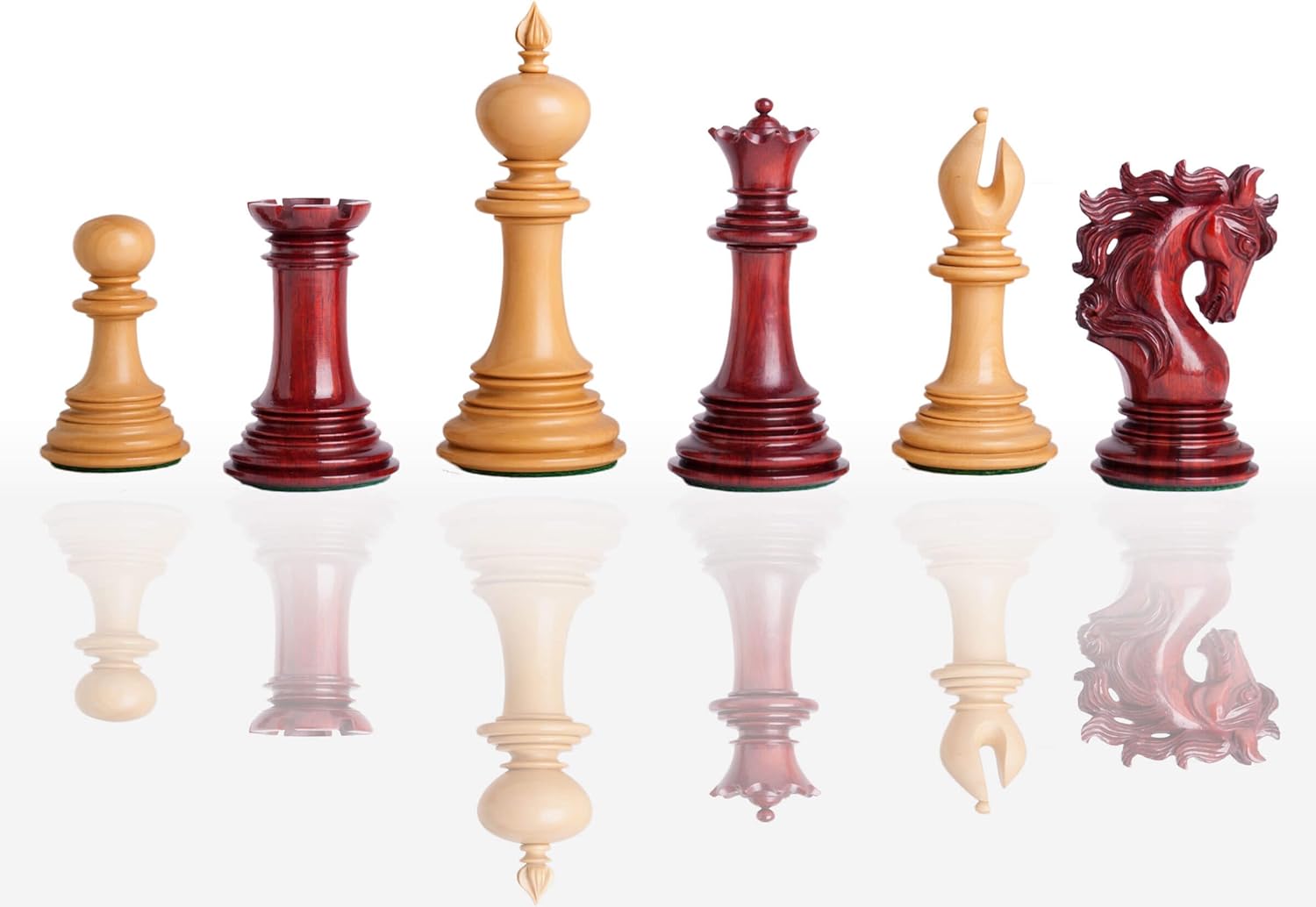 The House of Staunton - The Forever Collection - Benevento Luxury Chess Set - Pieces Only - 4.4" King