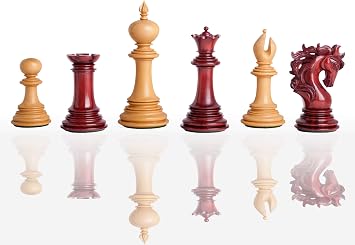 The House of Staunton - The Forever Collection - Benevento Luxury Chess Set - Pieces Only - 4.4" King