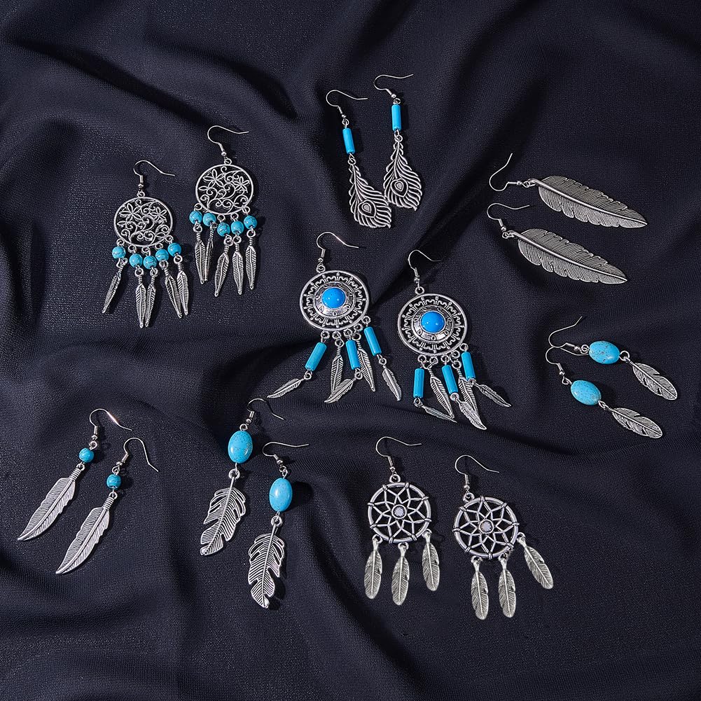 Kit DIY Boucles D'Oreilles Alice Au Pays Des Merveilles - 8 Paires à Créer | Émail & Pentagramme
