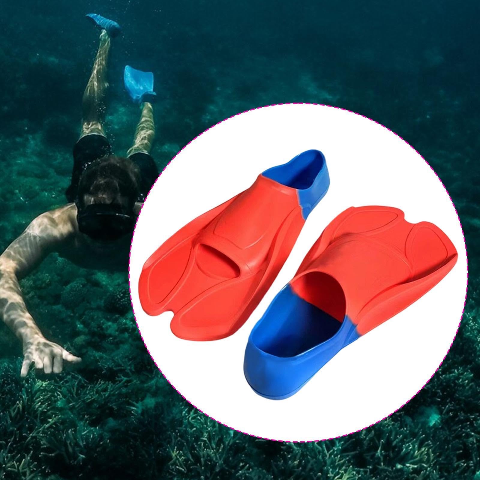 Palmes de Natation, Palmes de Plongée, Fond Robuste et Antidérapant en, Appareil D'entraînement à La Natation pour La Plage, dans La Piscine