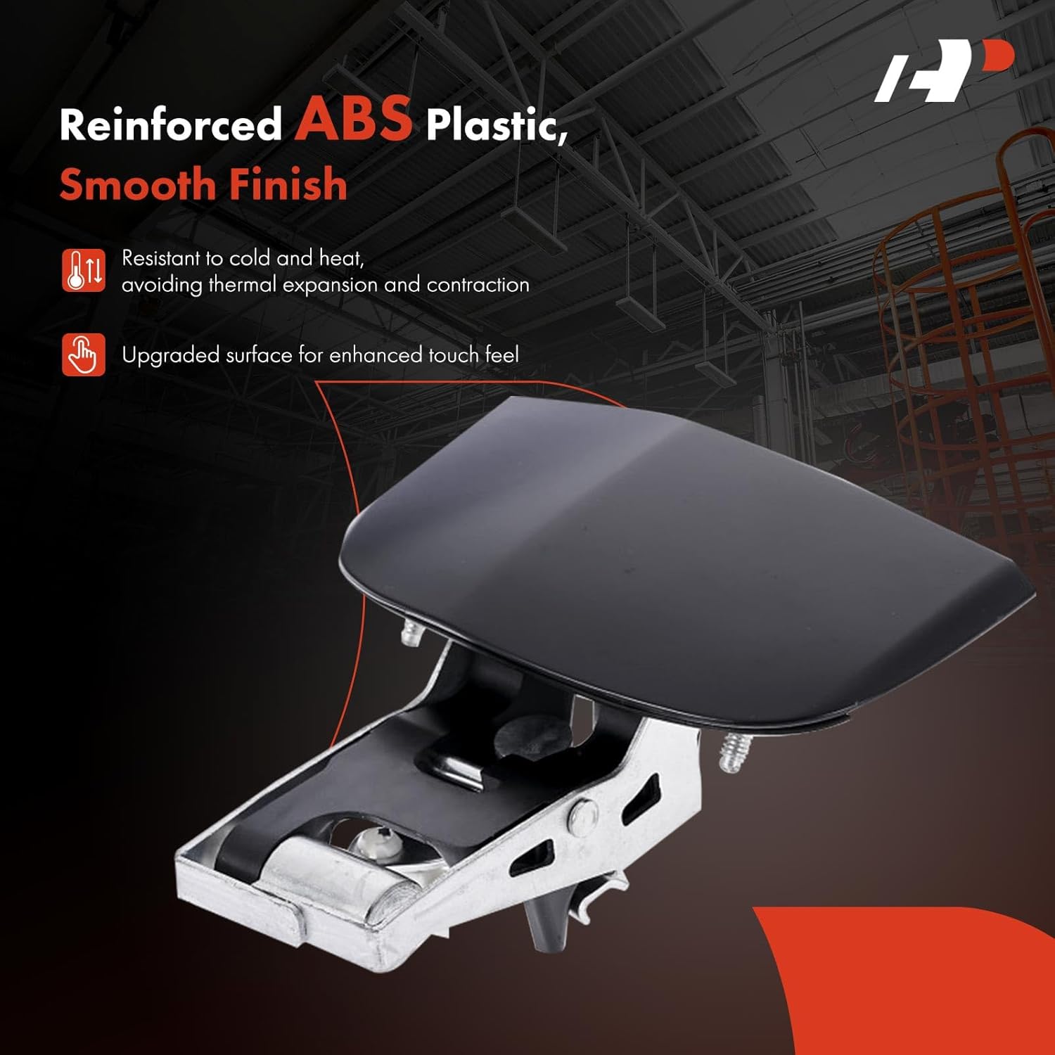 A-Premium Rear Left Driver Side Exterior Door Handle Compatible with Toyota Tundra 2007-2017 Crew Cab Pickup, Tundra 2018-2019, Primed Black, Replace# 692400C010C0