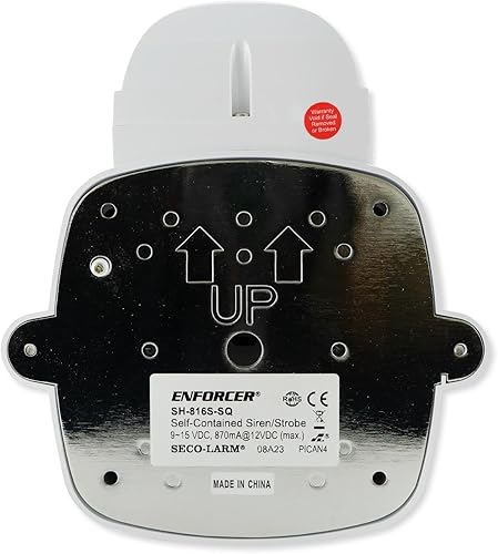 Miniatura 5 de Seco-Larm SH-816S-SQB Sirenaestroboscópica con entrada de audio, azul