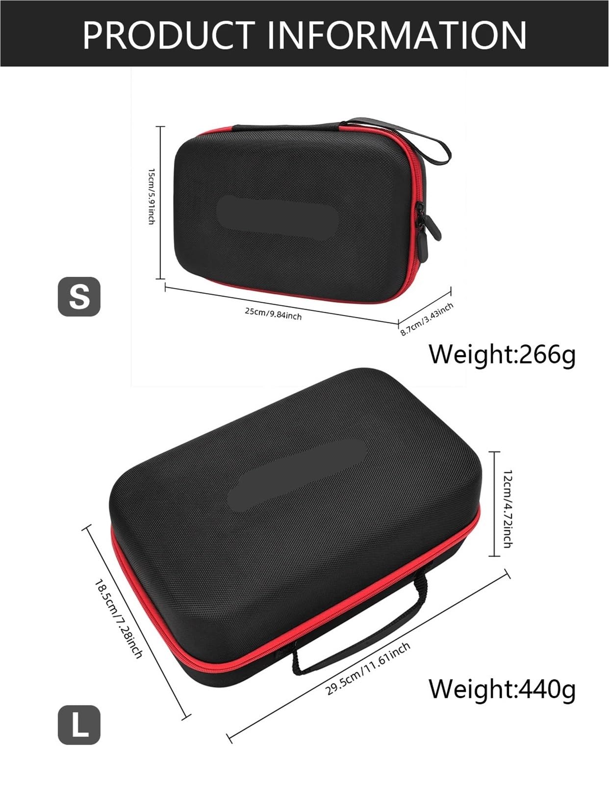 Stoßfest Haar Schere Fall Tasche Barber Widerstand Trimmer Widerstand Koffer Wasserdicht Nicht-defrmation Styling Werkzeug Box(L)