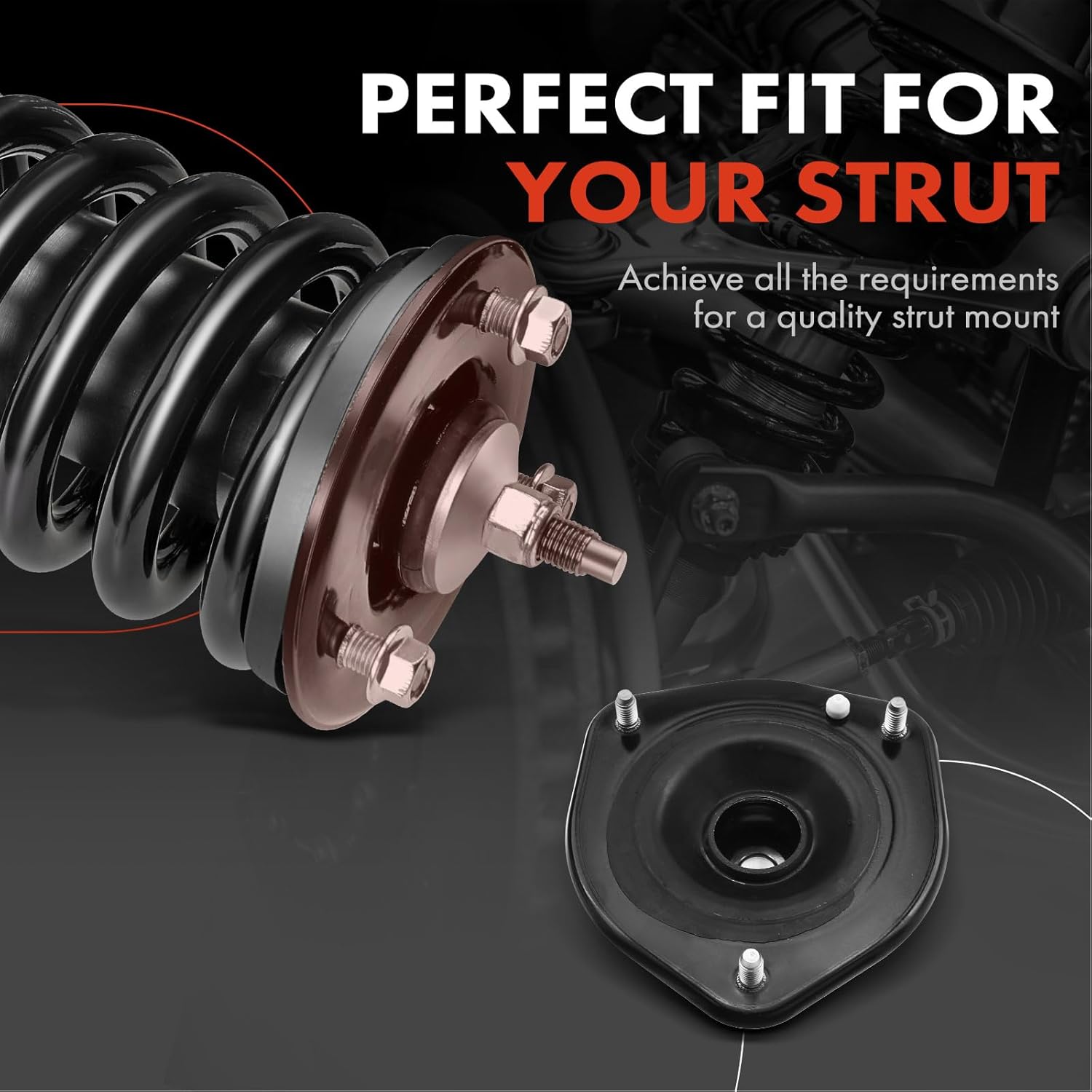 A-Premium Front Suspension Strut Mount Compatible with Mini Cooper 2007-2015 Cooper Countryman 2011-2016 Cooper Paceman 1.6L