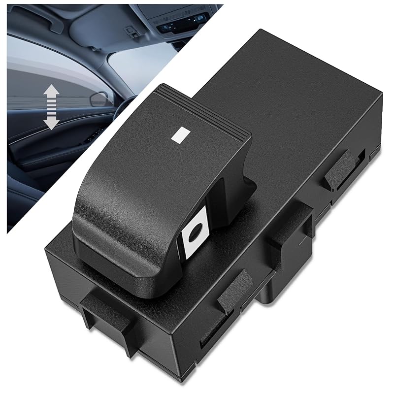 Interruptor do vidro elétrico Nilight com 8 pinos para Buick, Chevrolet, GMC e Cadillac – 1 unidade