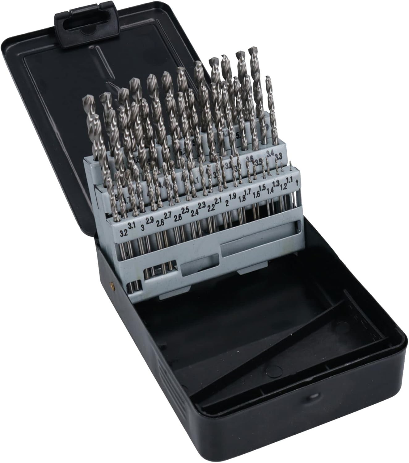 Metric HSS G Drill Bit Set Split Point Drills in 0.1mm Increments 1mm