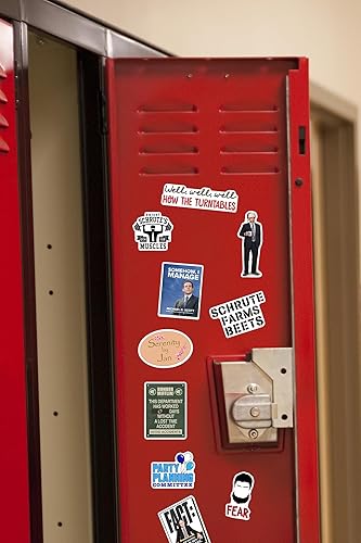 Miniatura 6 de The Office Variety - Paquete variado de 50 calcomanías de vinilo grandes de lujo, para laptop, botella de agua, álbumes de recortes, tableta,