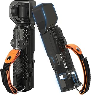 RCGEEK Protect Case Compatible with DJI Osmo Pocket 3 with Controller Wheel Accessories Portable Hard OSMO Pocket 3 Case Storage Mount with Secure Finger Strap