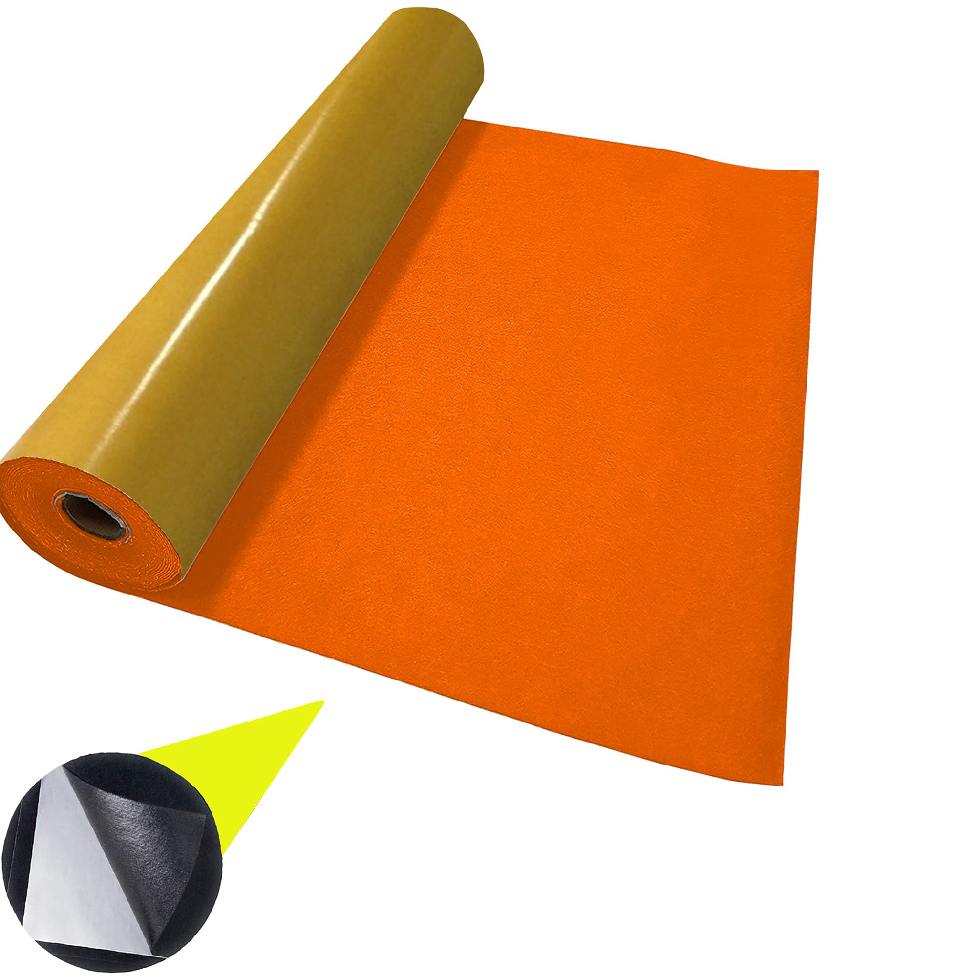 Jaffa Adhesive Felt Baize Fabric 100% Acrylic Sticky Back Material for Arts Crafts Sewing Decoration | 100cm x 45cm Wide | Sold by The Metre