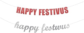 Happy Festivus Banner - Anti-Christmas Commercialization Party Decorations, Festivus Garland Banner, Happy Festivus to You...