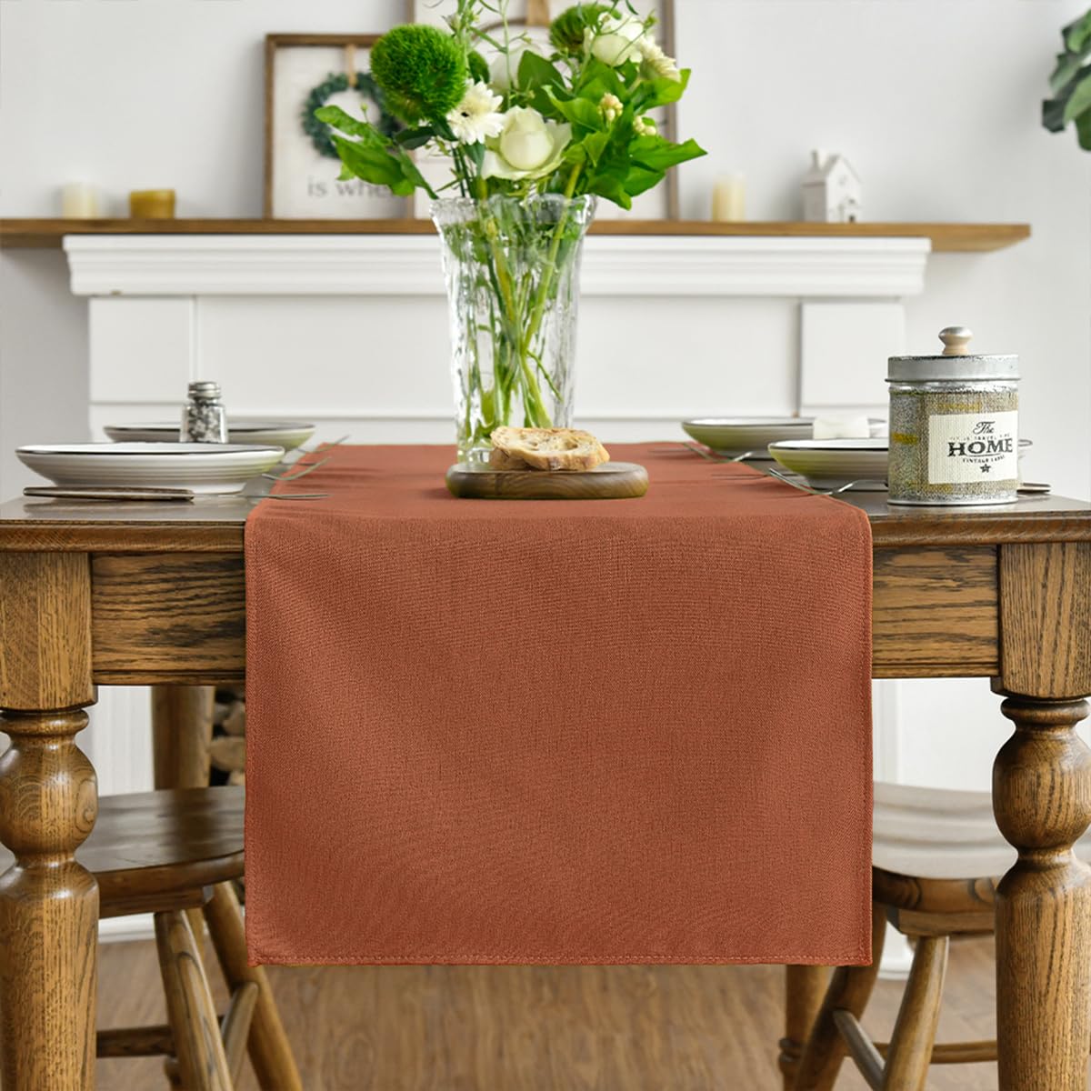 Artoid Mode Rusty Orange Autumn Table Runner - Image 3