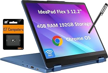 Lenovo Chromebook 12.2インチ ダークブルー Lenovo IdeaPad Flex 3i Chromebook Laptop 12.2