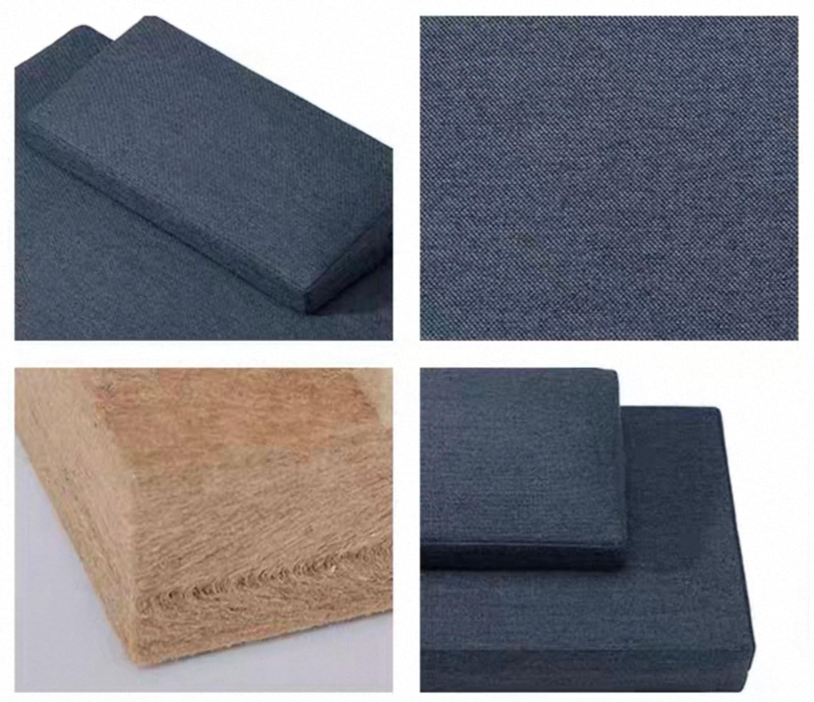 Grand Coussin De Méditation, Tapis De Méditation Carré Fabriqué à La Main, Coussin De Sol Pliable Portable, Coussins De Yoga En Fibre De Chanvre Naturel Pour(Size:60x60cm(24x24inch),Color:Red)