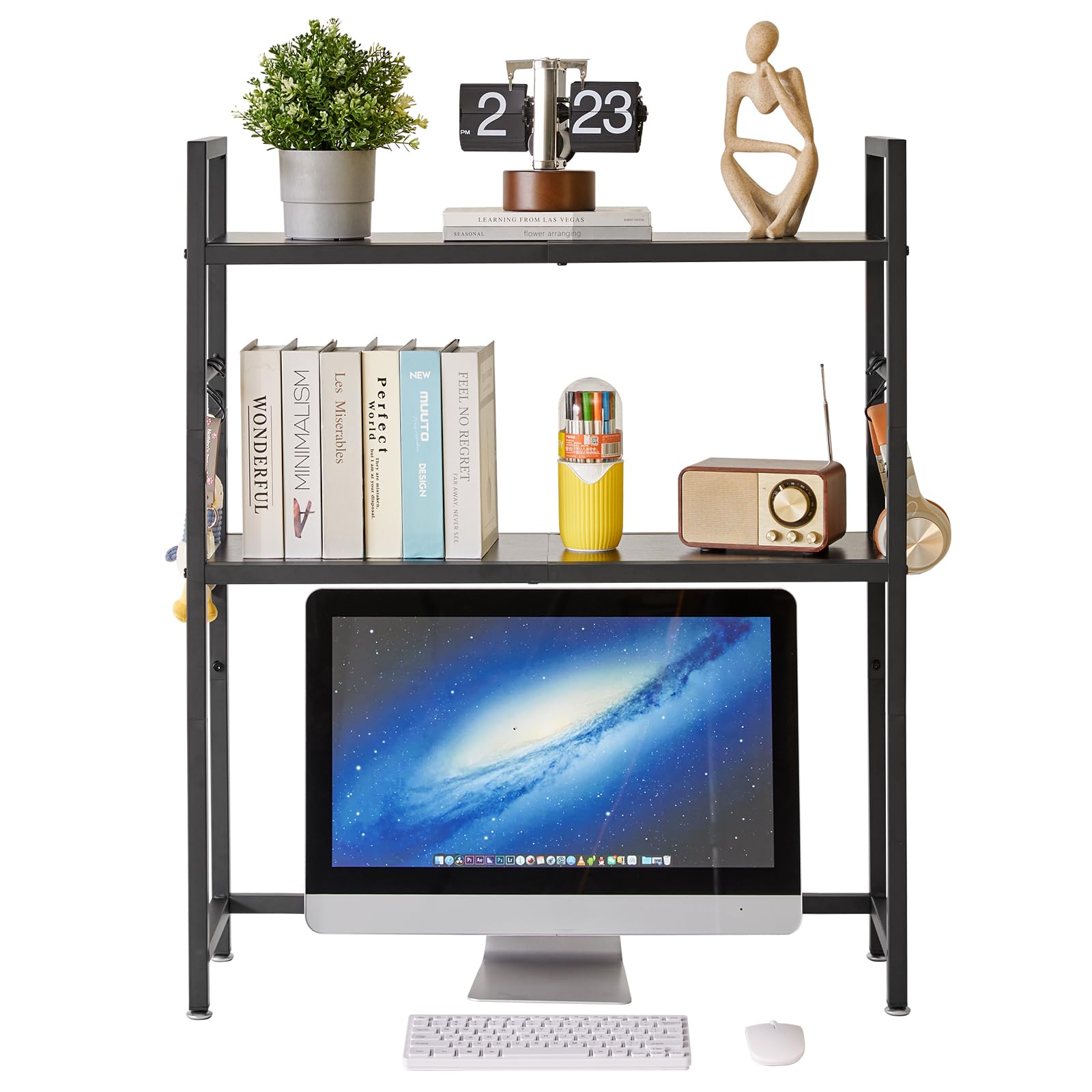 2 Tier Desktop Boekenplank/Boekenkast - Desktop Boekenplank