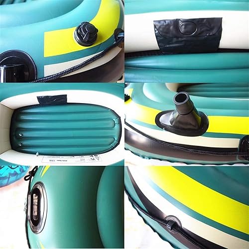 Miniatura 5 de QIUNI Outdoor Kayak Adult Green Inflatable Kayak Plastic Boat Kayak Fishing Boat Inflatable Boat Outdoor Rubber Boat Fishing Kayak