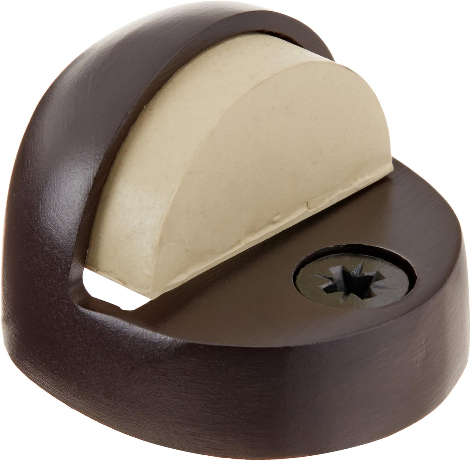 Deltana DSHP916CR003 High Profile 9/16-Inch Base Height Solid Brass Dome Stop