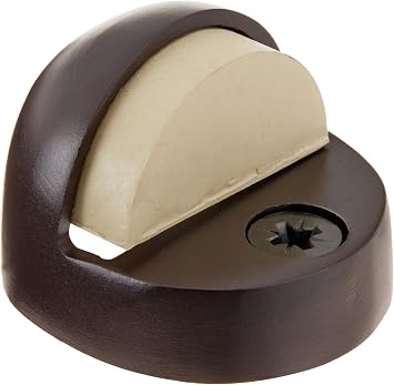 Deltana DSHP916U10B High Profile 9/16-Inch Base Height Solid Brass Dome Stop