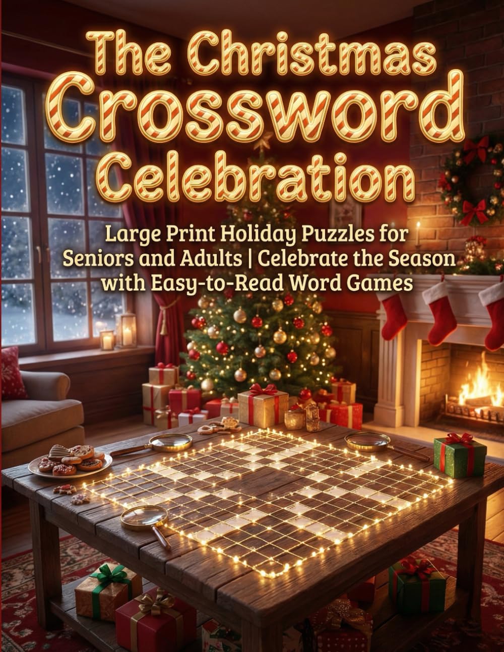 The Christmas Crossword Celebration: Large Print Holiday Puzzles for Seniors and Adults | Celebrate the Season with Easy-to-Read Word Games