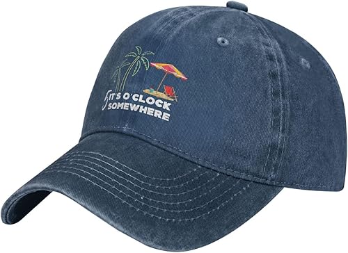 Miniatura 2 de Cryptomancy 5 Oclock Somewhere Hat Its 5 O' Clock Somewhere Cap for Men Dad Hats Funny Cap