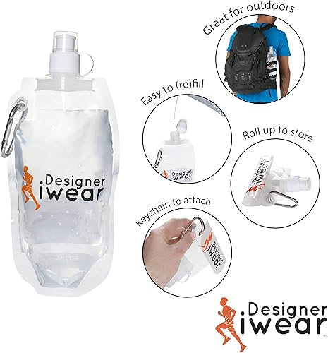 Miniatura 3 de Oakley Mochila Enduro 3.0 para hombre de 20 L para senderismo, mochilero, campamento + paquete con botella de agua Designer iWear con mosquetón,