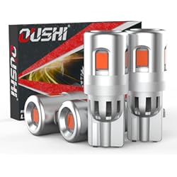 Led Para Techo De Auto T10 LED Canbus Bombillas Coche, OUSHI W5W 194 168 158 2825 Rojo Brillante 2835 SMD 12V Para Coches Luces De La Matrícula Posición Laterales Iluminación Interior Luces Laterales (Paquete de 4)