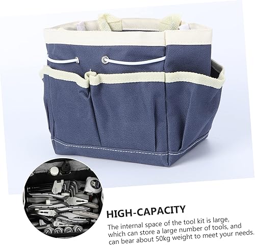 Miniatura 7 de Cabilock - Bolsa de transporte para herramientas de jardín, bolsa grande organizadora, bolsa de almacenamiento para jardinería con bolsillos