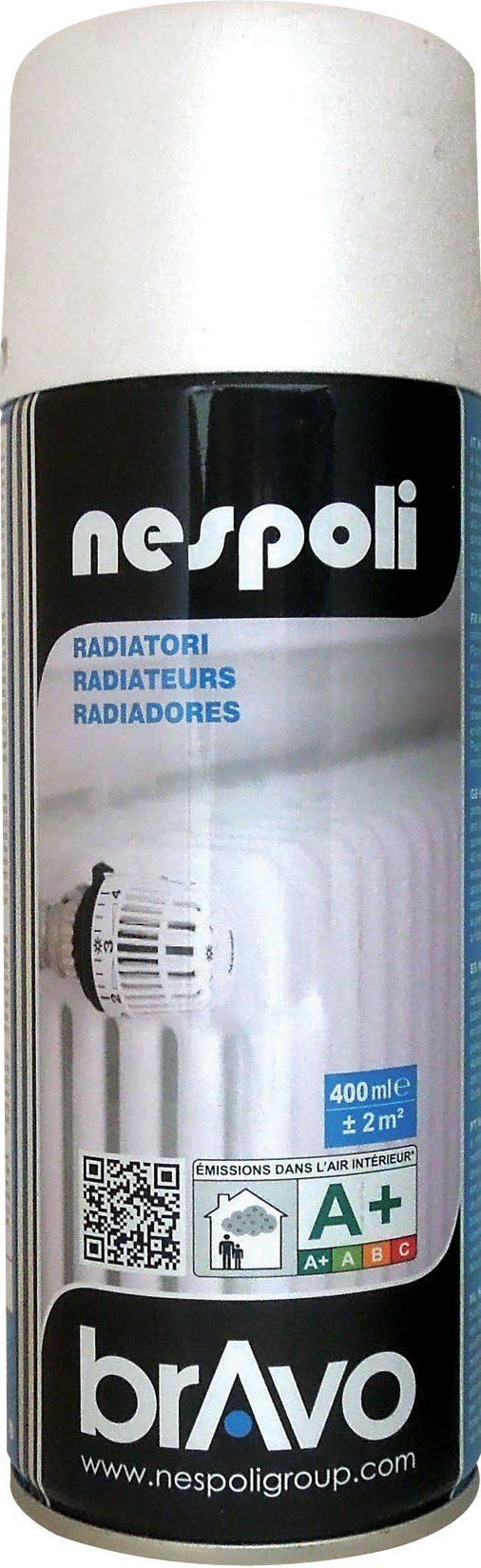 Nespoli Bomboletta Spray Aerosol per Radiatori Bianco Effetto Lucido 400ml