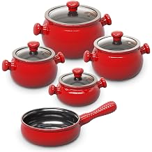 Premiere Joy 5-Piece Pomodoro Ceraflame Ceramic Cookware Set