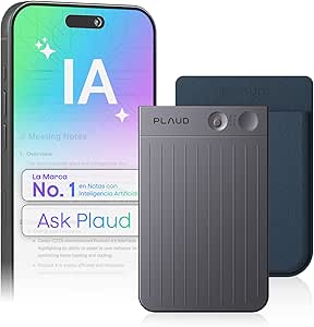 Plaud Note AI Voice Recorder with Black Case Transcribe Resume with AI Technology, Supports 112 Languages 64GB Memory Meeting Control with App Great for Lesson Call Interview asin的图片