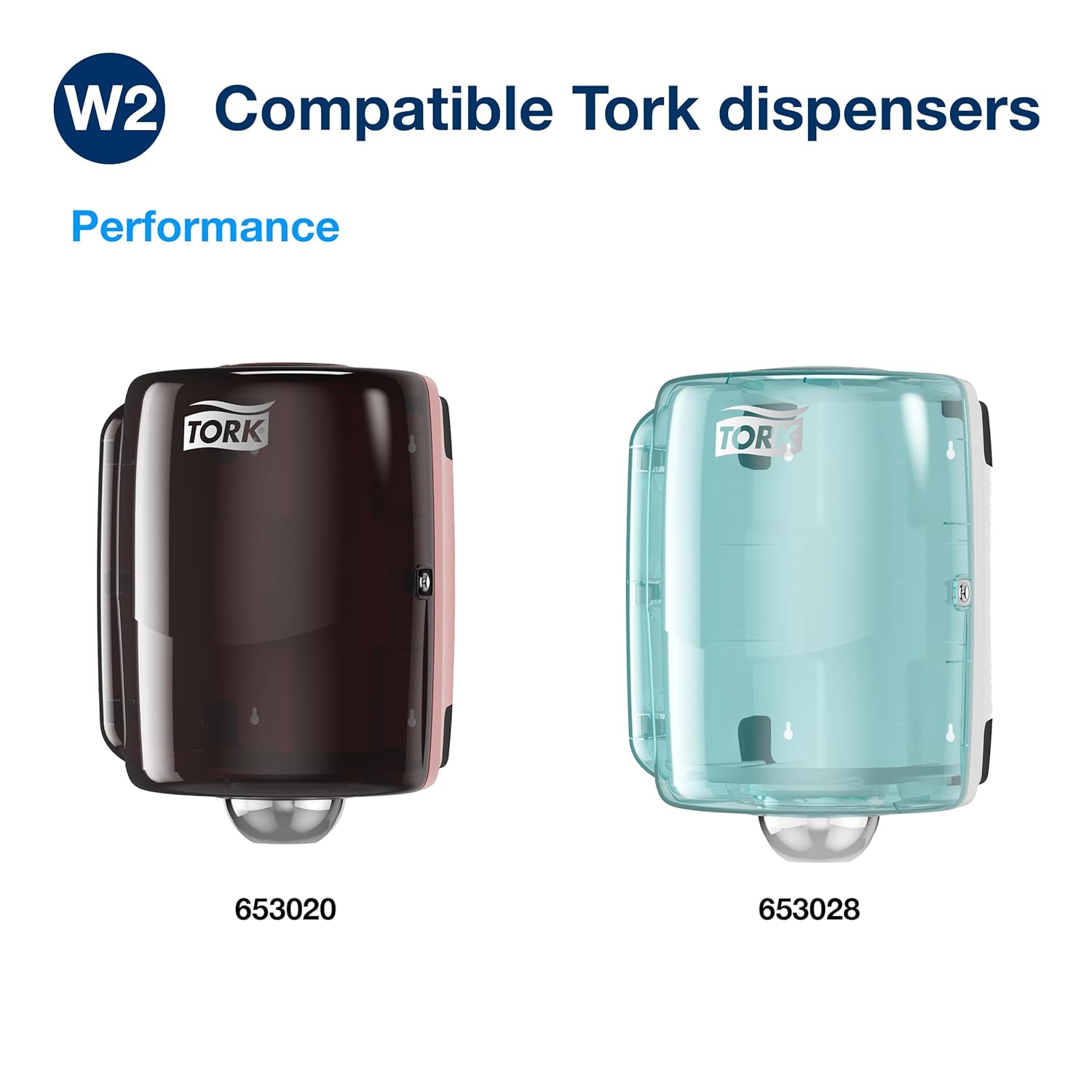 Tork Heavy Duty Cleaning Cloth White W2, Centerfeed, 1 x 400 Cloths, 530137