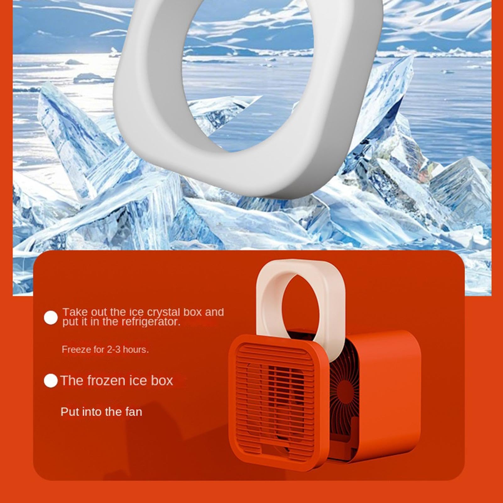Ventilatore da scrivania Ventilatore d'Aria Portatile a 3 Velocità | Ventola Raffrescante Personale da Tavolo Per Ufficio Domestico, Dormitorio, Viaggio, Campeggio, Spiaggia, Picnic