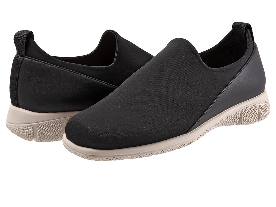 Trotters Ultima (Black) Women's Flat Shoes INTERNATIONAL SHIPPING