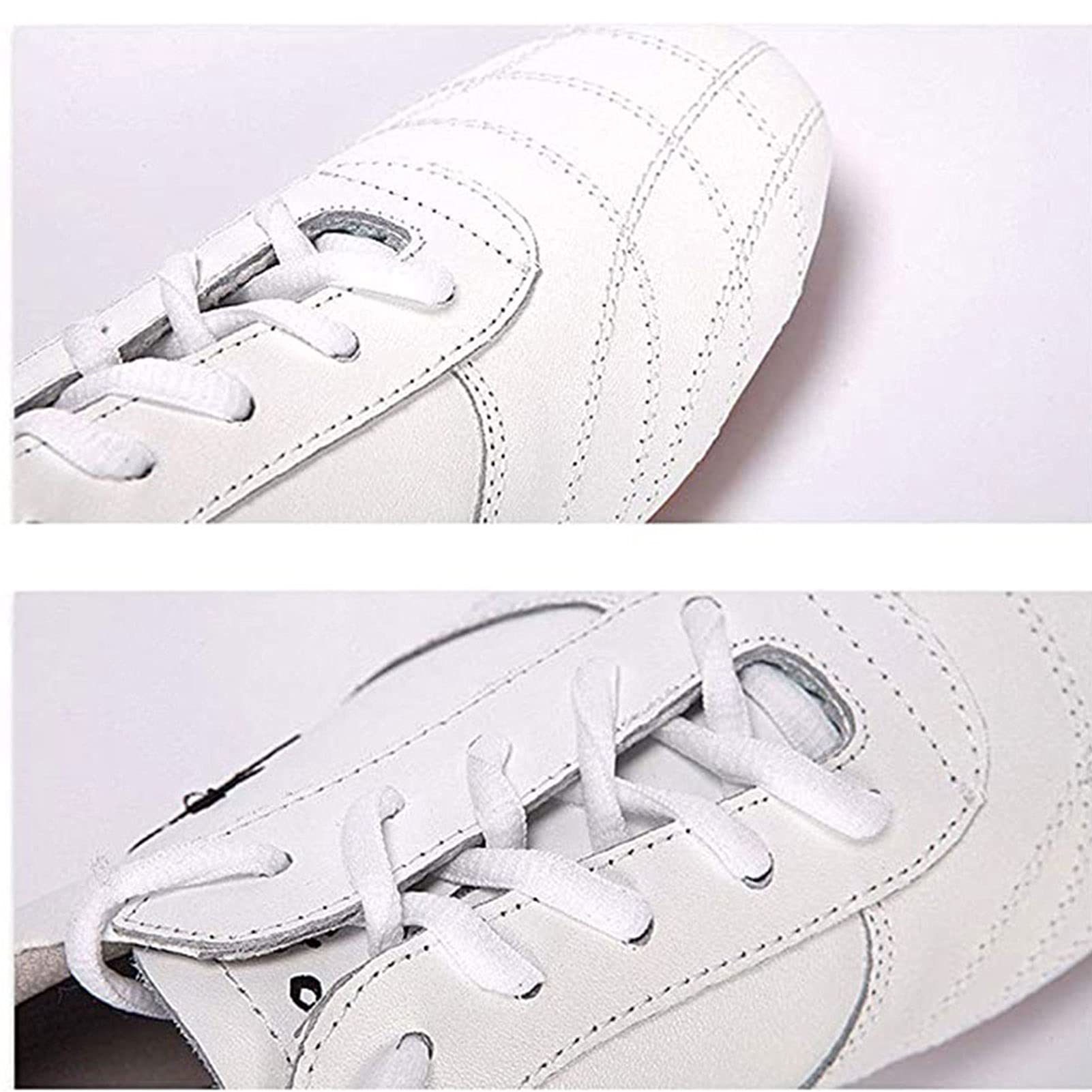 Taekwondo Sport de Boxe Kung Fu Taichi léger Chaussures pour Hommes et Femmes (Color : White, Size : 46 EU)