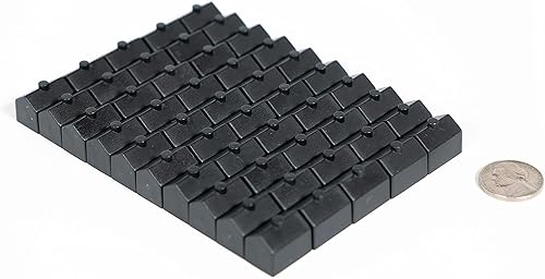 Miniatura 3 de Hoteles de plástico: Hotel de reemplazo de juego de mesa de color negro (edificios de ciudad y ciudad en miniatura de colores, piezas de juego de