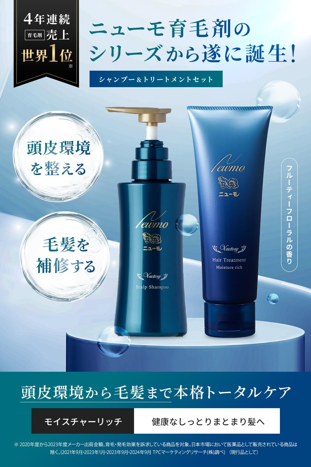 Amazon | ニューモ シャンプー ＋ ヘアートリートメント モイスチャー