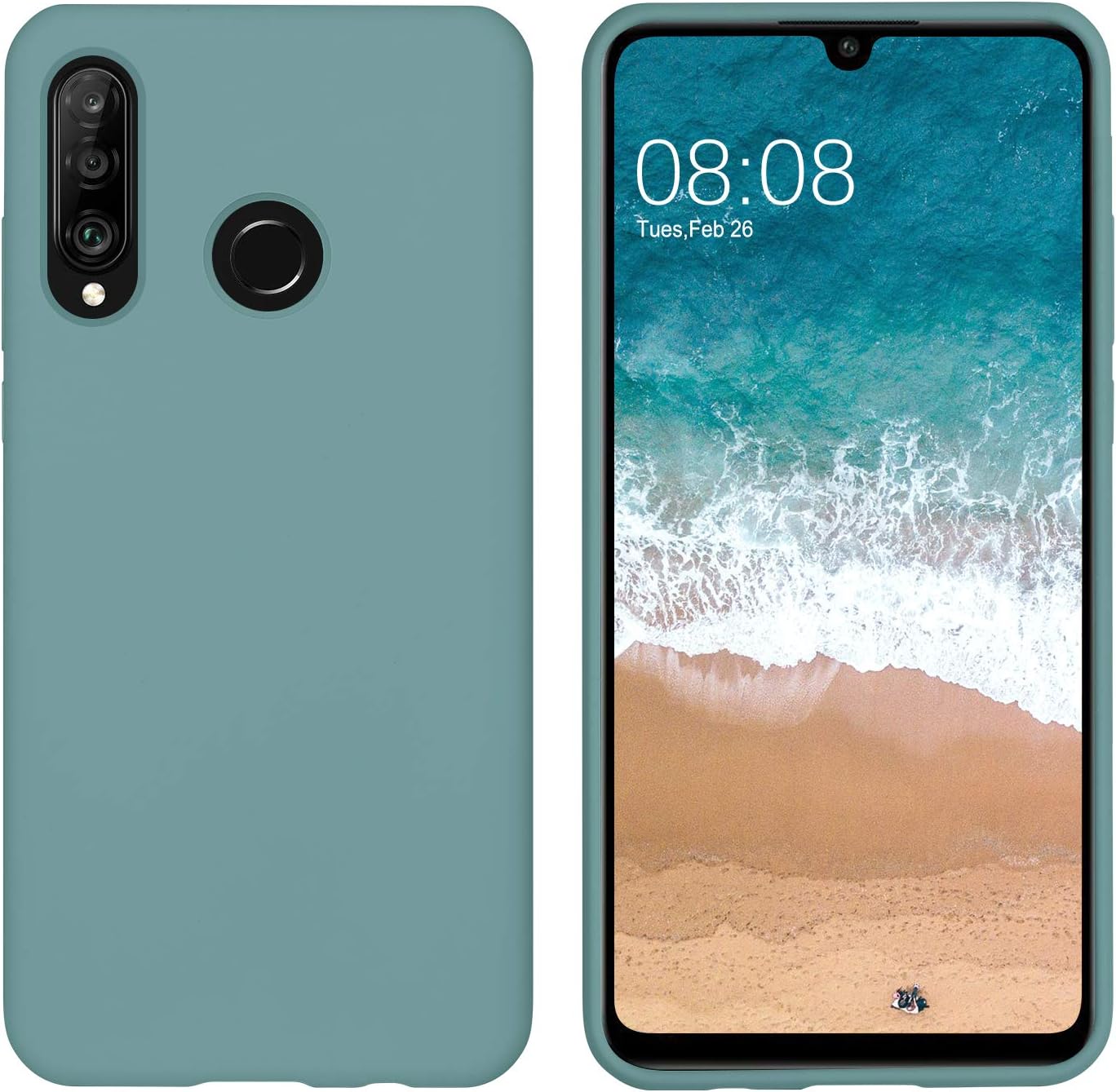 DUEDUE Huawei P30 Lite Hülle, Huawei P30 Lite Silikon Handyhülle Huawei