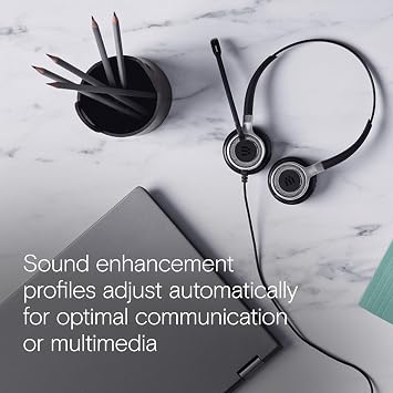 EPOS Impact SC 665 USB - Professional Double-Sided Headset with 3.5mm Jack and Detachable USB Cable, Microsoft Teams Certified