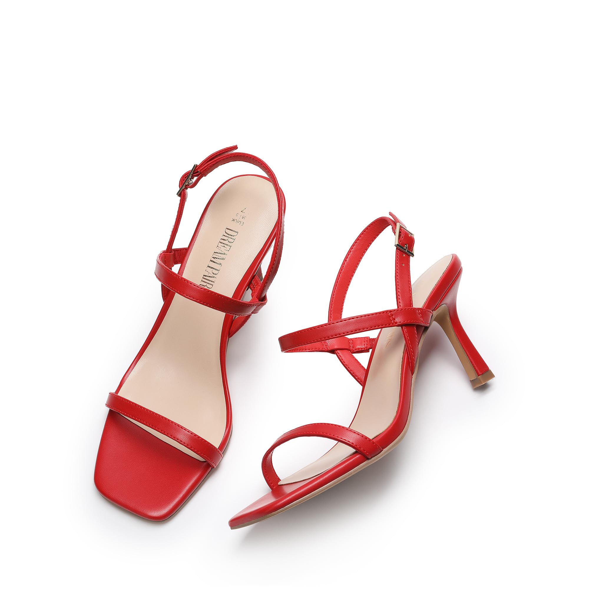 DREAM PAIRS Sdhs2452w Sandalia con talónMujer