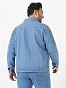 Urbano Plus Men's Light Blue Regular Fit Washed Full Sleeve Denim Jacket (plusjaktp-denim-lblue-3xl) gallery image