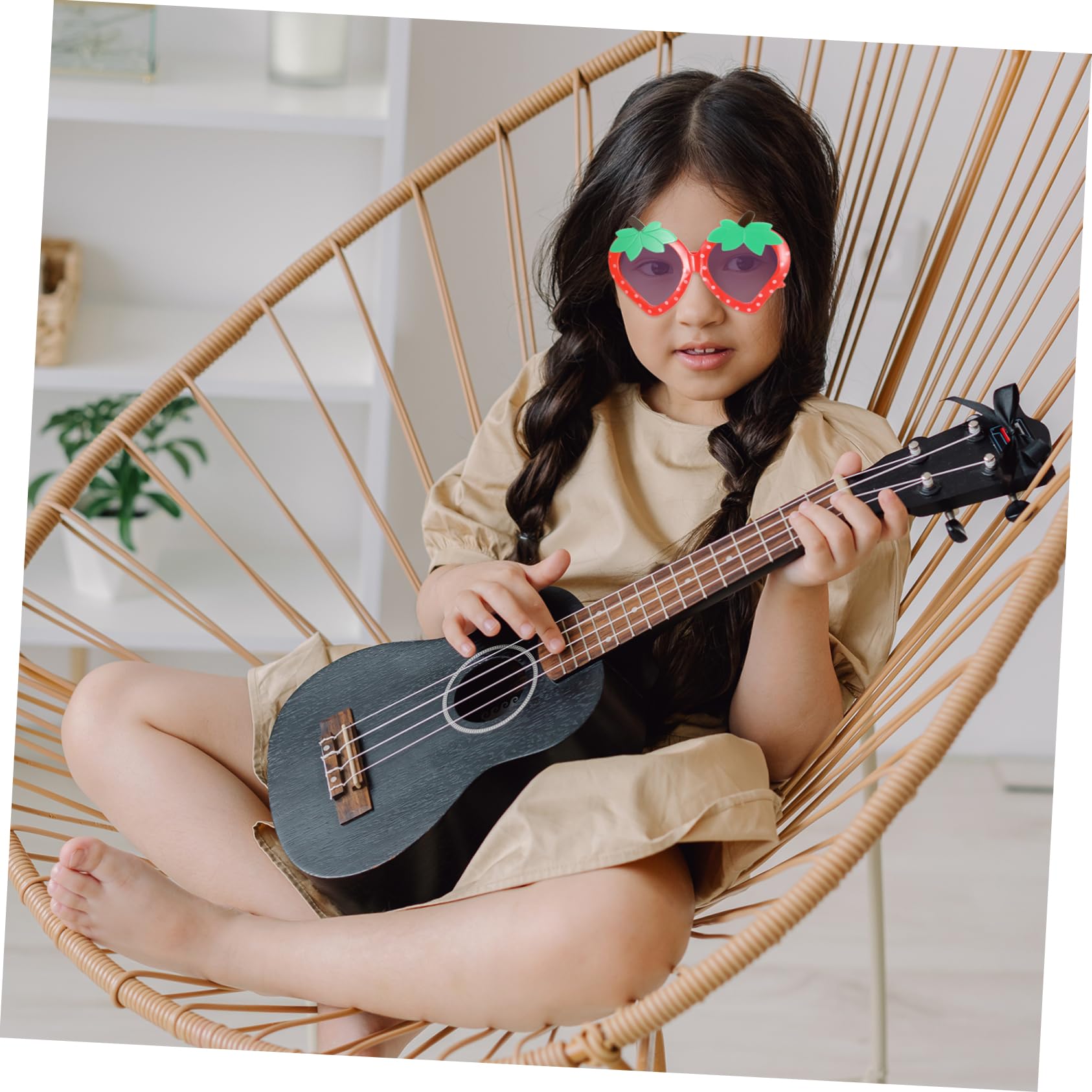 FOMIYES 4 Pairs Strawberry Sunglasses Fun Strawberry Shades Lightweight Party Accessories for Boys and present for Festivals and Celebrations