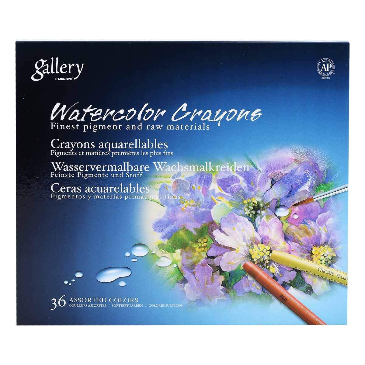 Mungyo Mimi Creation Watercolour crayons, Multicolour -Set of 36