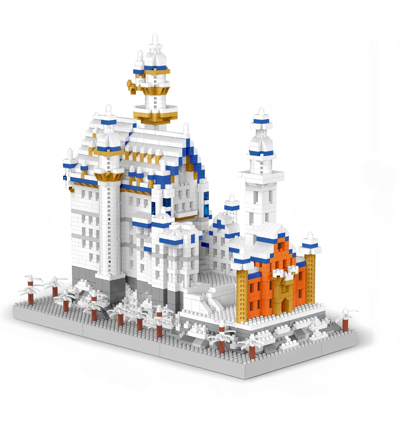 Germany Swan Stone Castle Micro Building Blocks Toys Set: Craft Your Own Royal Legacy