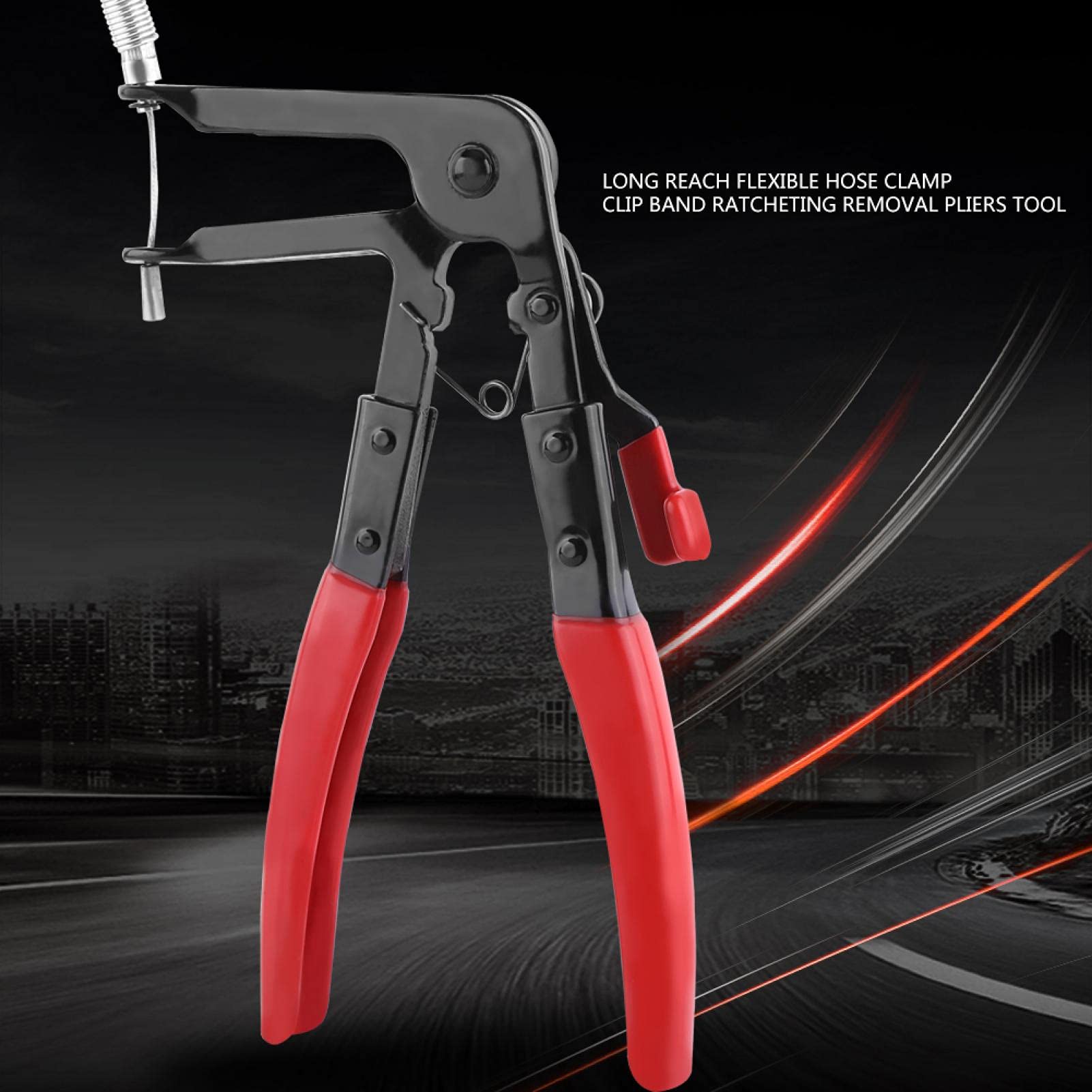 FTVOGUE Alicates para Abrazaderas de Mangueras, de Uso Universal Alicates para Abrazaderas de Mangueras Flexibles para Automóviles