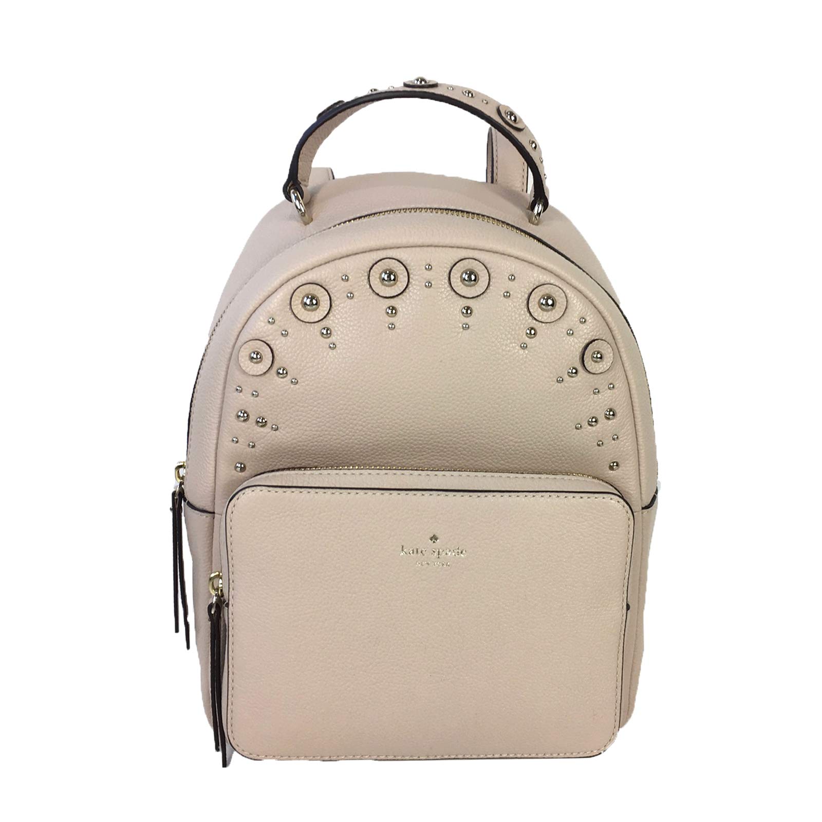 Kate Spade Mini Nicole Studded Backpack in Beige Kate-Spade-Chelsea-Medium-Warm  main image 2