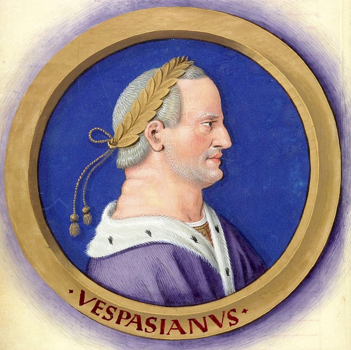 Peinture Poster Impression de qualité supérieure Vespasien Bourdichon