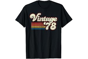 Vintage 1978: A Timeless Classic T-shirt for 45th Birthday Celebrations